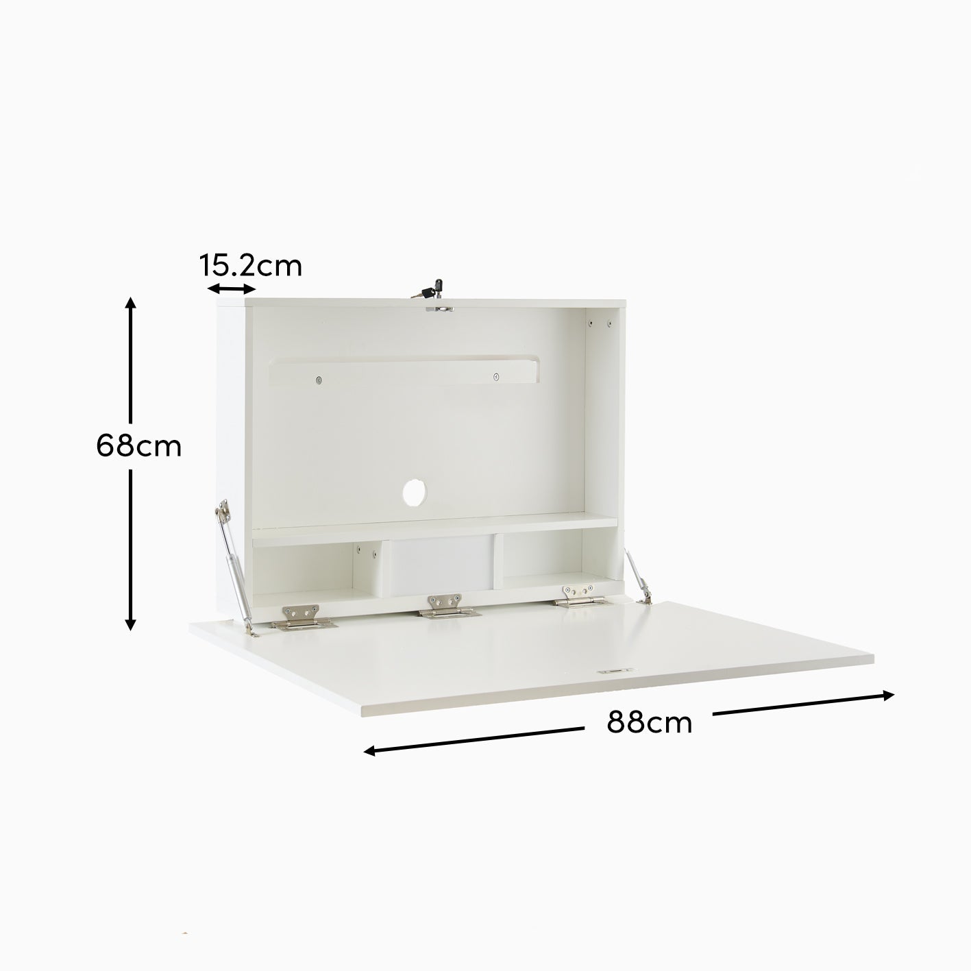 Linden Folding Desk - Snow White