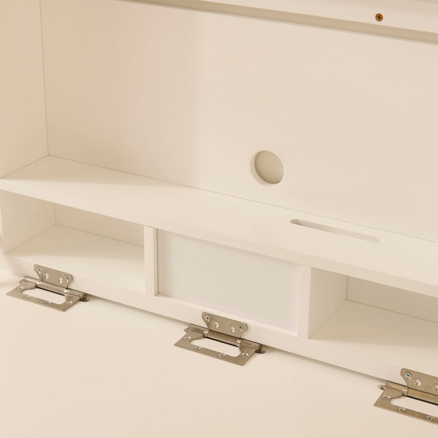 Linden Folding Desk - Snow White