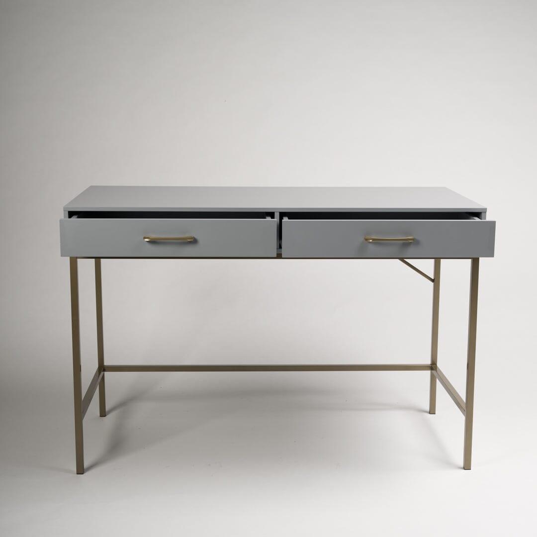 Marie Grey Dressing Table with Drawers