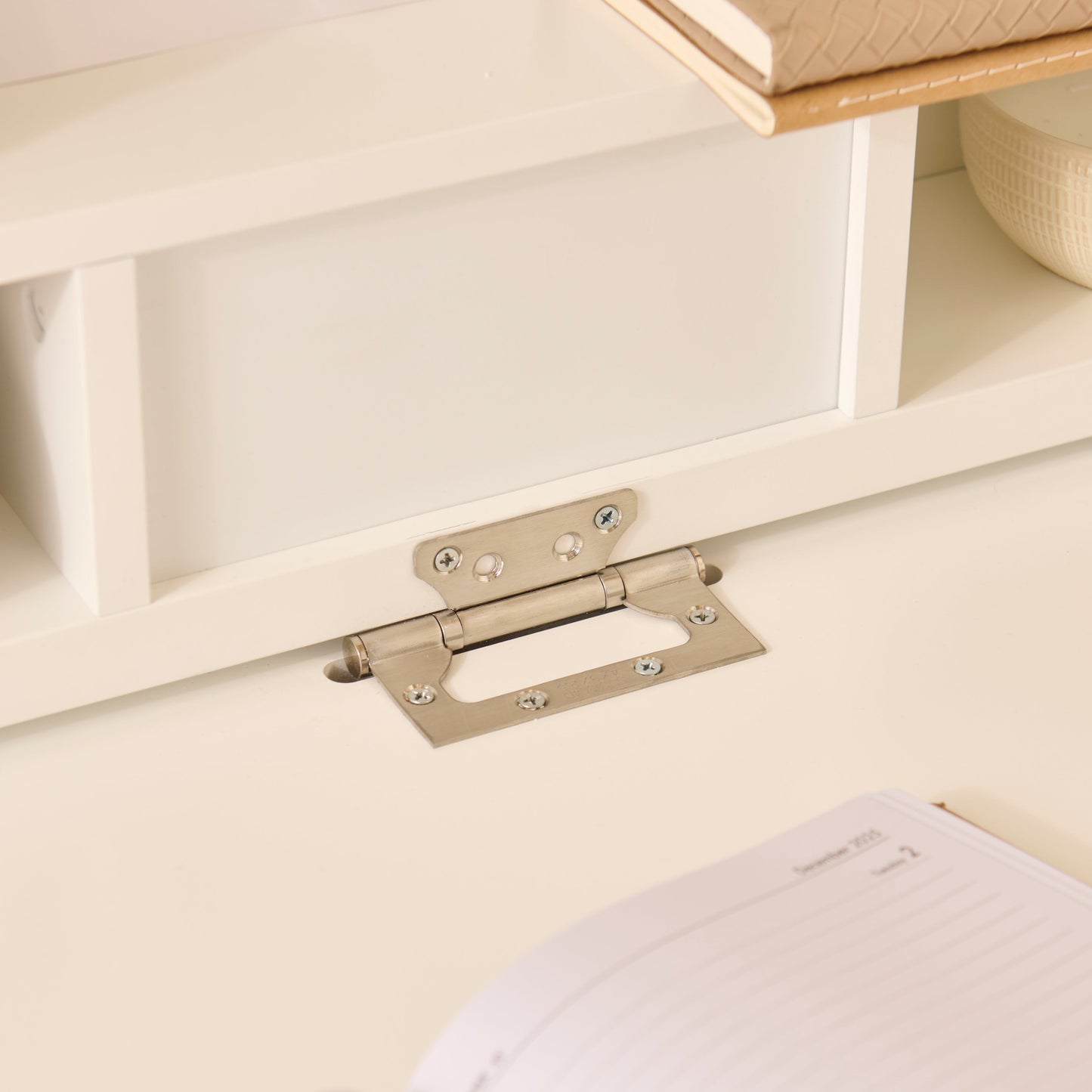 Linden Folding Desk - Snow White