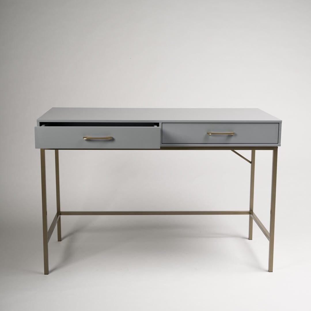 Marie Grey Dressing Table with Drawers