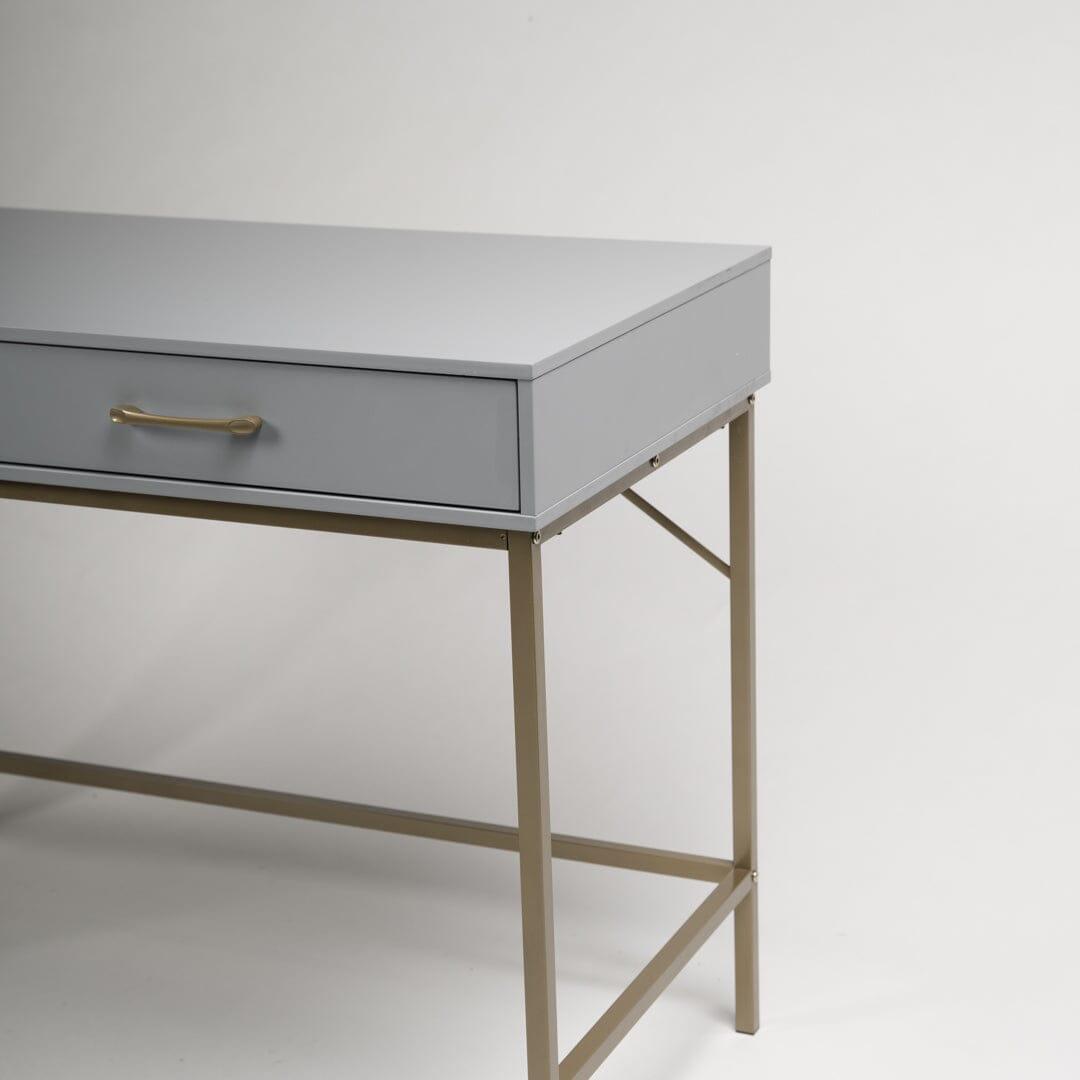 Marie Grey Dressing Table with Drawers