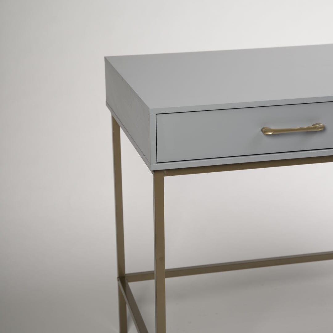 Marie Grey Dressing Table with Drawers