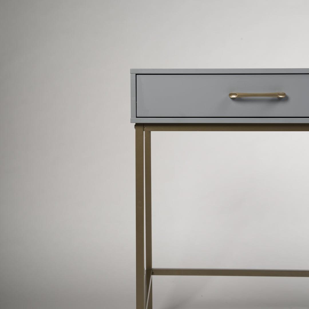 Marie Grey Dressing Table with Drawers