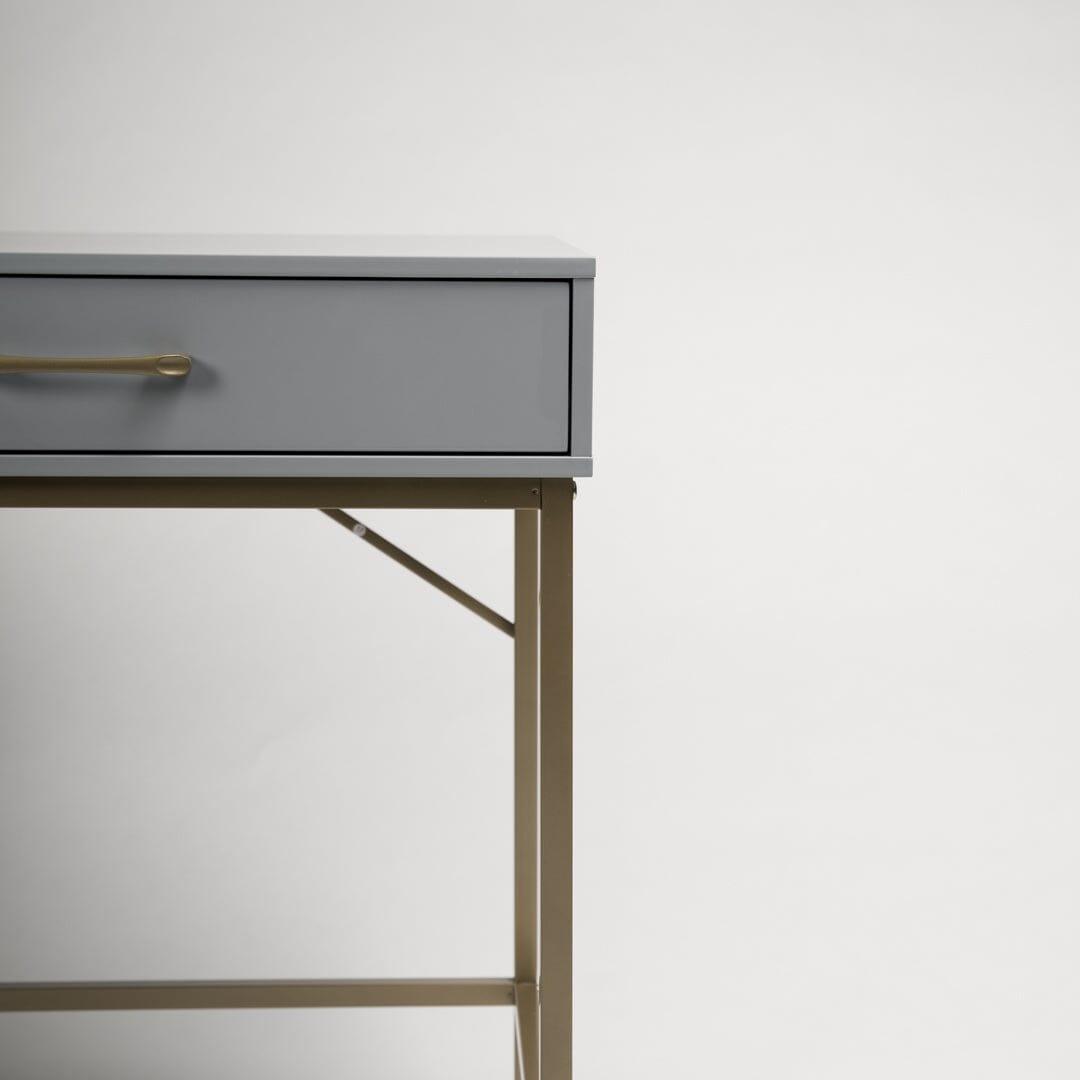 Marie Grey Dressing Table with Drawers
